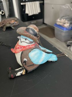 Hanging Cowboy Birdhouse