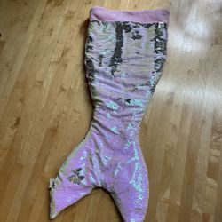 Plush Sequined Mermaid Tail