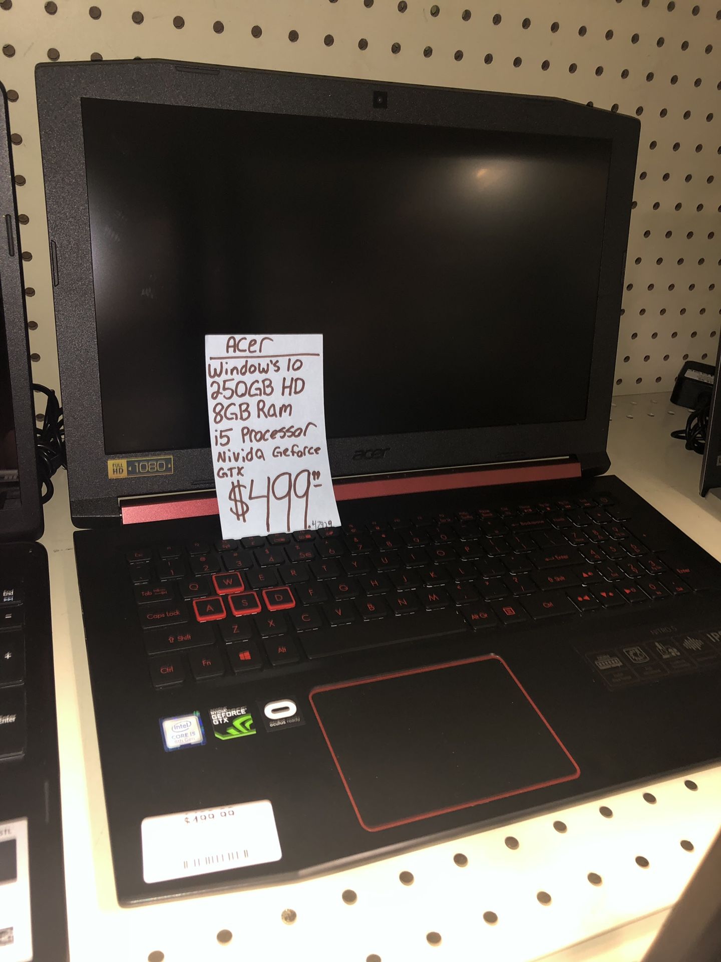 Acer Nitro 5 Nivida Geforce GTX