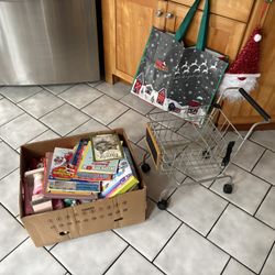 Toys, Books, Play Shopping Cart