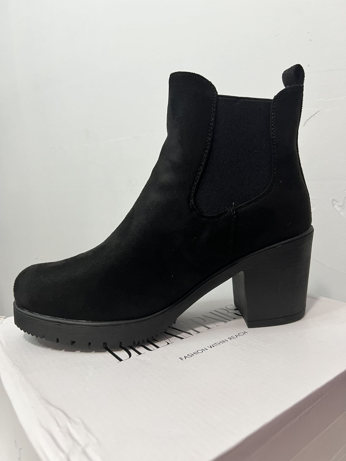 Black Dream Pair Healed Boots