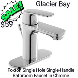 Foxton Single Hole Single-Handle Bathroom Faucet in Chrome

by

Glacier Bay

