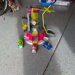 Paw Patrol Tower Has The Cars And The Characters