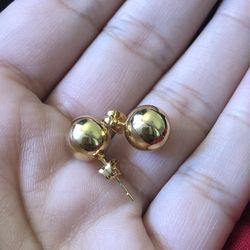 Gold Plated Earrings Dangles Charm Earrings 