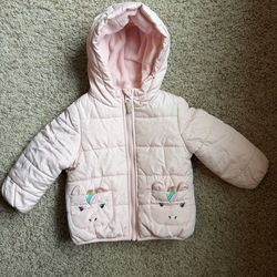 Toddler Unicorn Winter Jacket