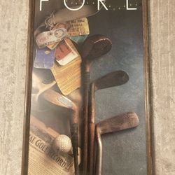 Golf Framed Picture 