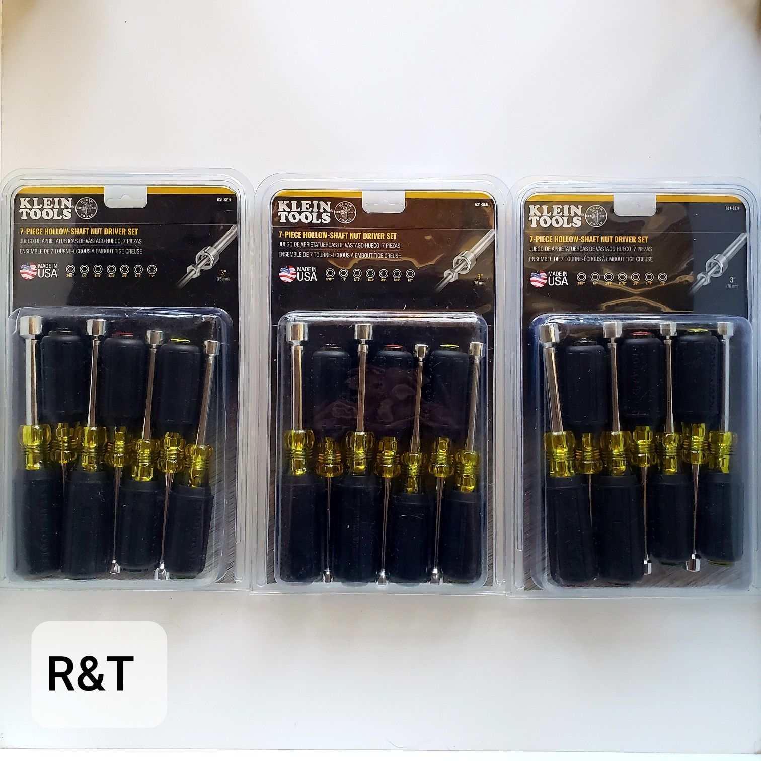 Klein Tools 7-Piece Nut Driver Set- Cushion Grip Handles