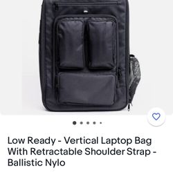 Low ready Vertical Laptop Bag
