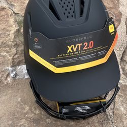 Evoshield XVT 2.0 Softball helmet with mask.