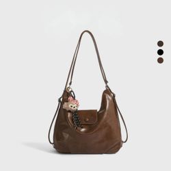Retro large-capacity women's bag, new commuter one-shoulder crossbody tote bag, multifunctional backpack
