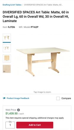 Large craft Tables