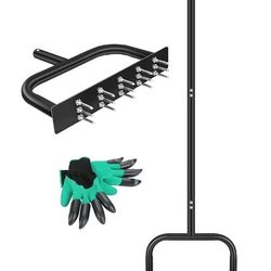 Lawn Aerator With 15 Spikes