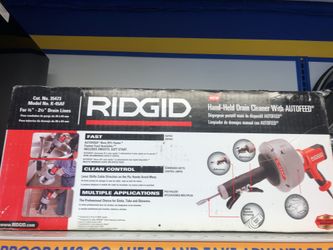 Brand new ridged hand held drain cleaner