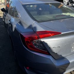 Left Tail Light 2016 Honda Civic 4 Dr Sedan
