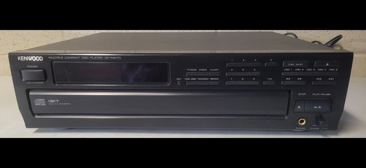 Vintage Kenwood 5 Disc CD Changer