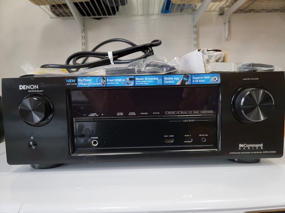 Denon Avr-x1000 Receiver....