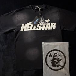 Black & White Hellstar T-shirt Size Large 