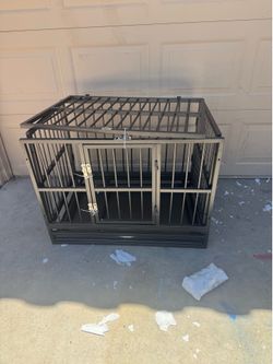 36” HEAVY DUTY FOLDABLE DOG CAGE  NEW