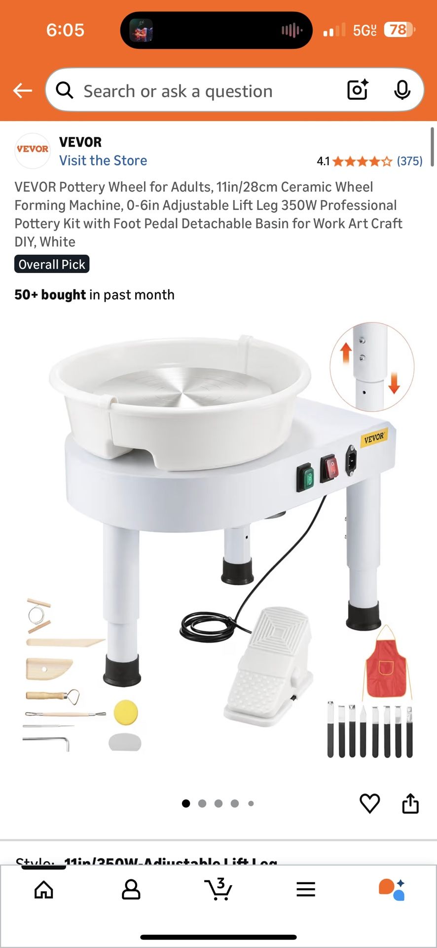 Vevor Adult Pottery Wheel