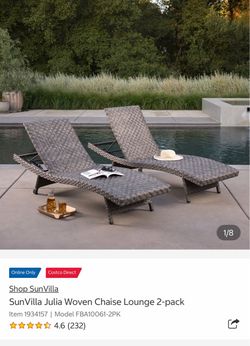 Lounge chaise from Costco