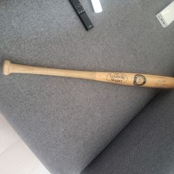 VINTAGE LOUISVILLE SLUGGER OAKLAND A's TERRY STEINBACK BASEBALL BAT