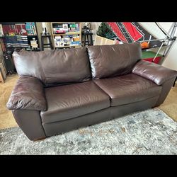 Leather Couch (Can deliver)