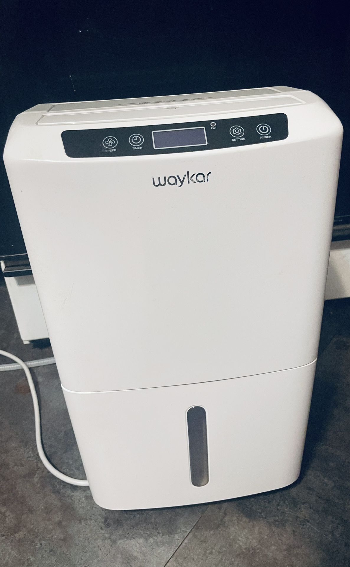 Waykar 2000 Sq. Ft Dehumidifier for Home and Basements, with Auto or Manual Drainage, 0.66 Gallon Water Tank Capacity