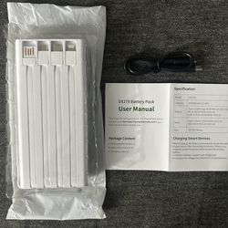 New Power Bank For A Cell Phone Or A Tablet Or Laptop