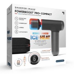 Sharper Image PowerBoost Pro Plus Hot and Cold Compact Body Massager