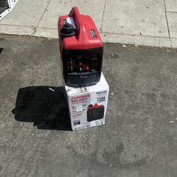 1500-Watt Recoil Start Gasoline Powered Ultra-Light Inverter Generator with 60cc OHV Engine and CO Sensor Shutdown A-iPower - 1500-Watt Recoil Start G