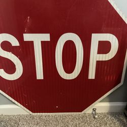 Giant STOP sign 