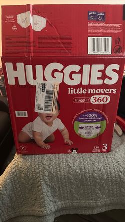 Huggies Little Movers HuggFit 360 Size 3 Diapers