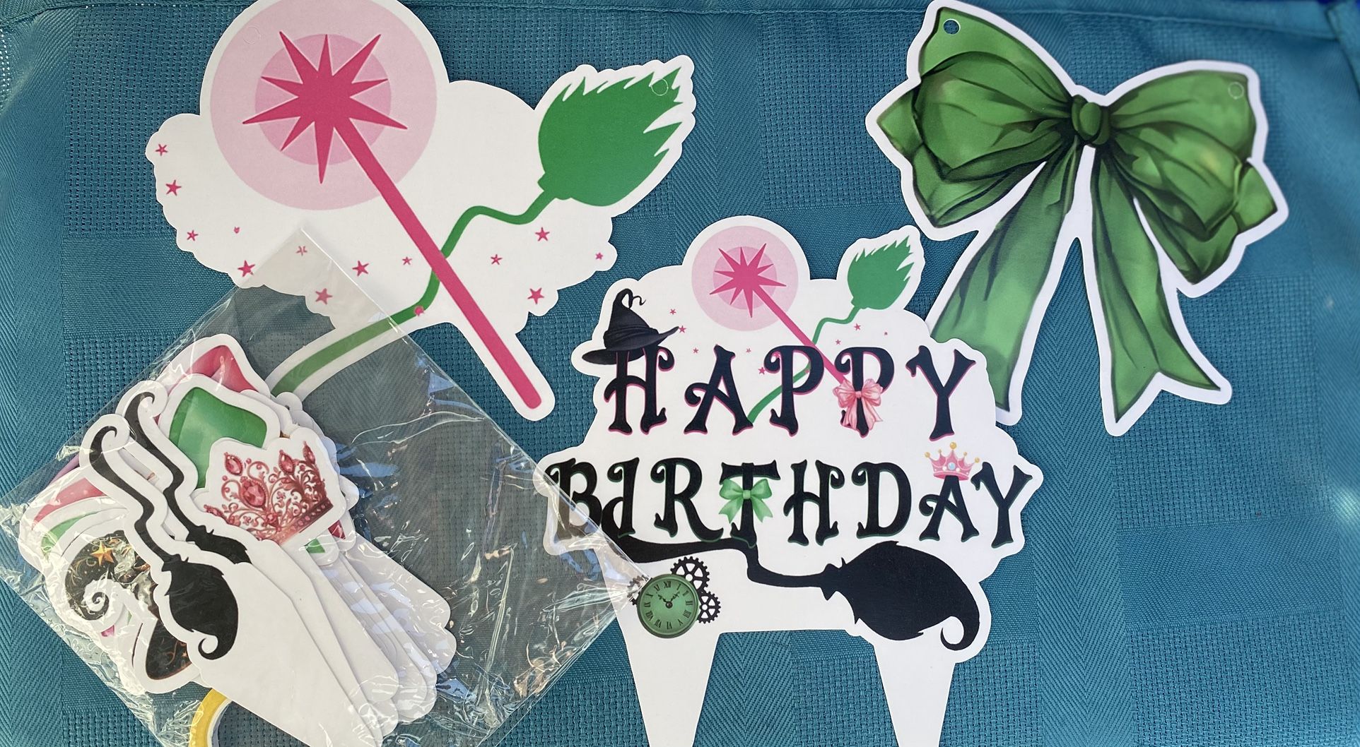 Wicked Witch Birthday Party Cake & Cupcake Toppers & Cutouts