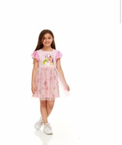 Disney Princess Girls Pink Tulle Dress