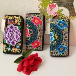Mexican Embroidered Wallets