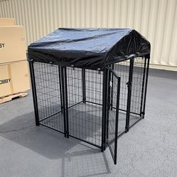 (New in Box) $170 Heavy Duty Dog Kennel Crate with Cover Pet Playpen 4x4x4.5ft