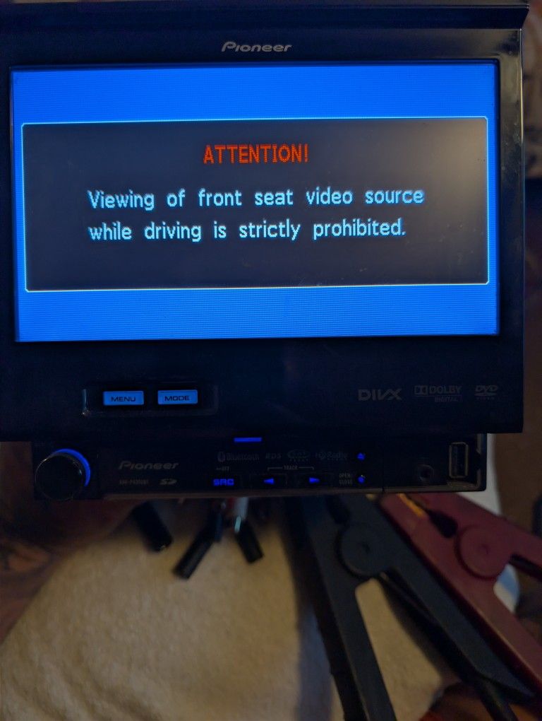 PIONEER MODEL NUMBER AVH- P6300BT
