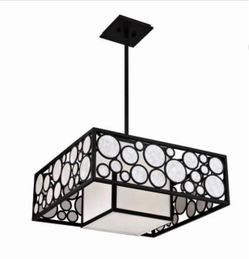 Metropolitan N7753-143 Mosaic Modern Oil Rubbed Bronze Hanging Pendant Light