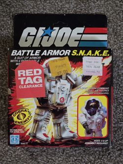 Vintage Hasbro G.I. Joe Cobra Battle Armor S.N.A.K.E. GI Joe 