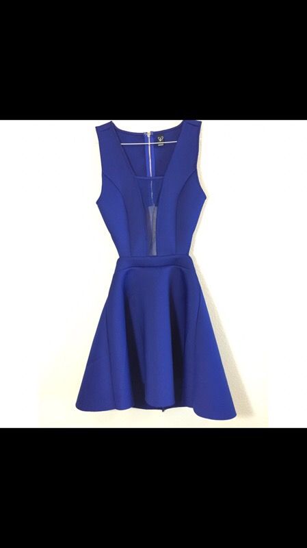 Blue dress