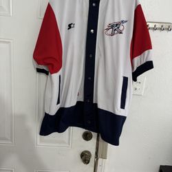 Vintage Starter NBA Authentics Houston Rockets Warm Up Jacket
