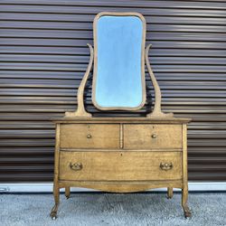 antique Birdseye Maple Princess Dresser