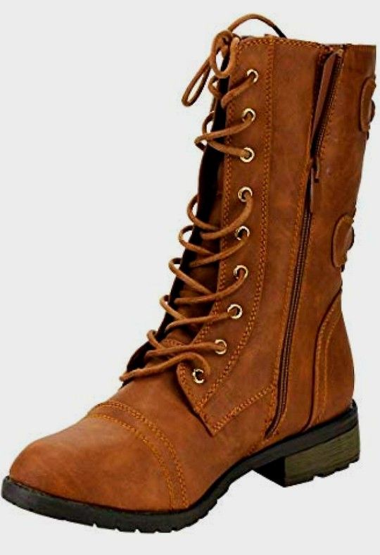 Forever Link Women's Military Stlye Boots