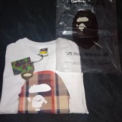 New BAPE A Bathing Ape T-Shirt - 2XL