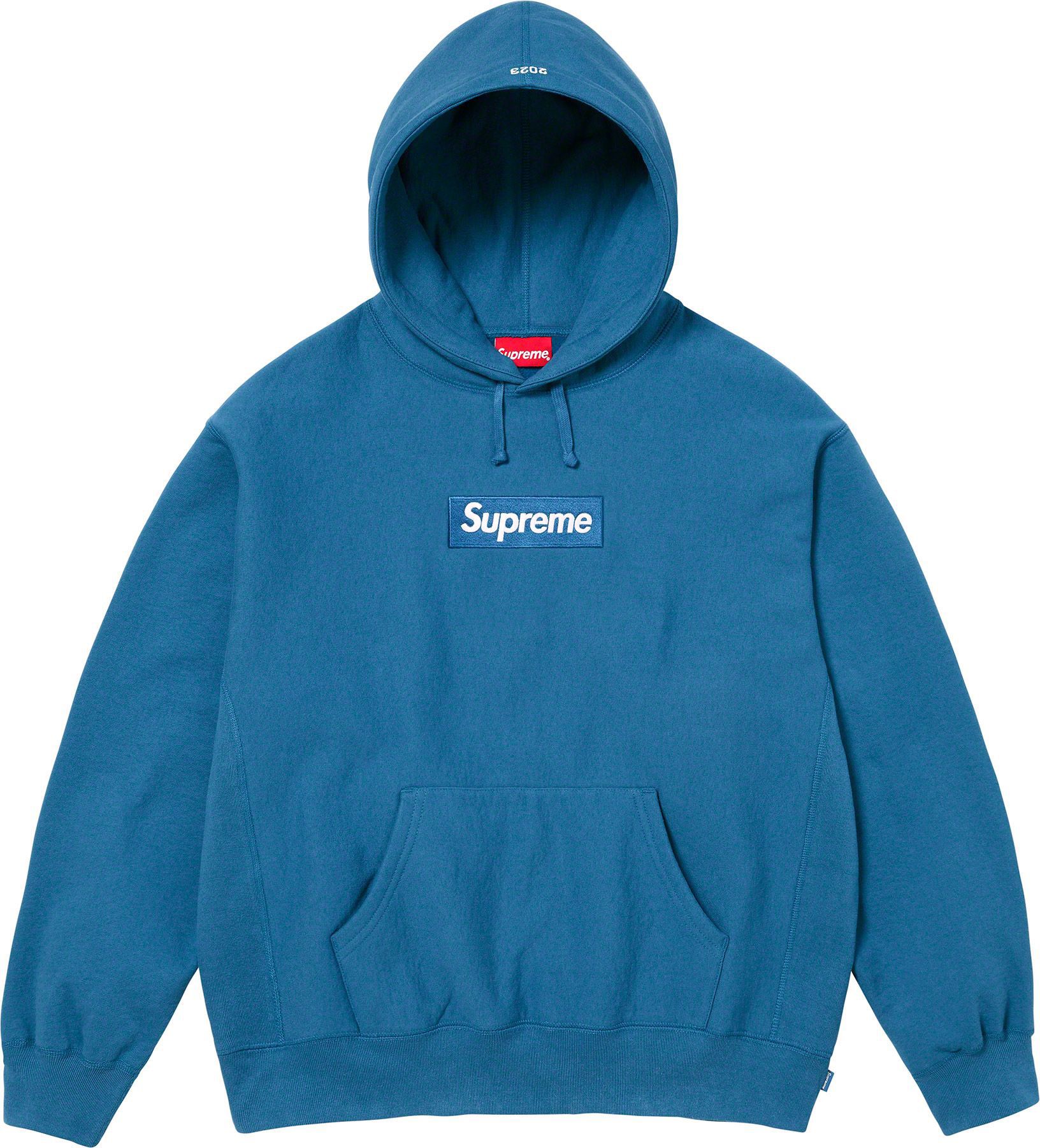 Supreme FW23 Blue Hoodie Size Large Mens Adult New In Plastic Hooded Pullover Colors