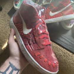 2012 nike sb dunk high woven rare