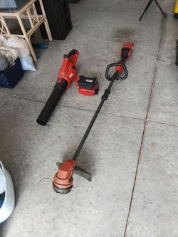 SKIL Weedeater and blower 40v lithium