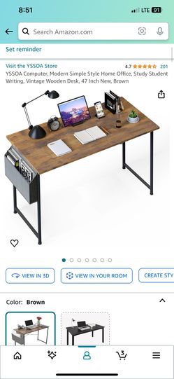 BRAND NEW!!! Brown Desk