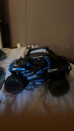 Blue and black
