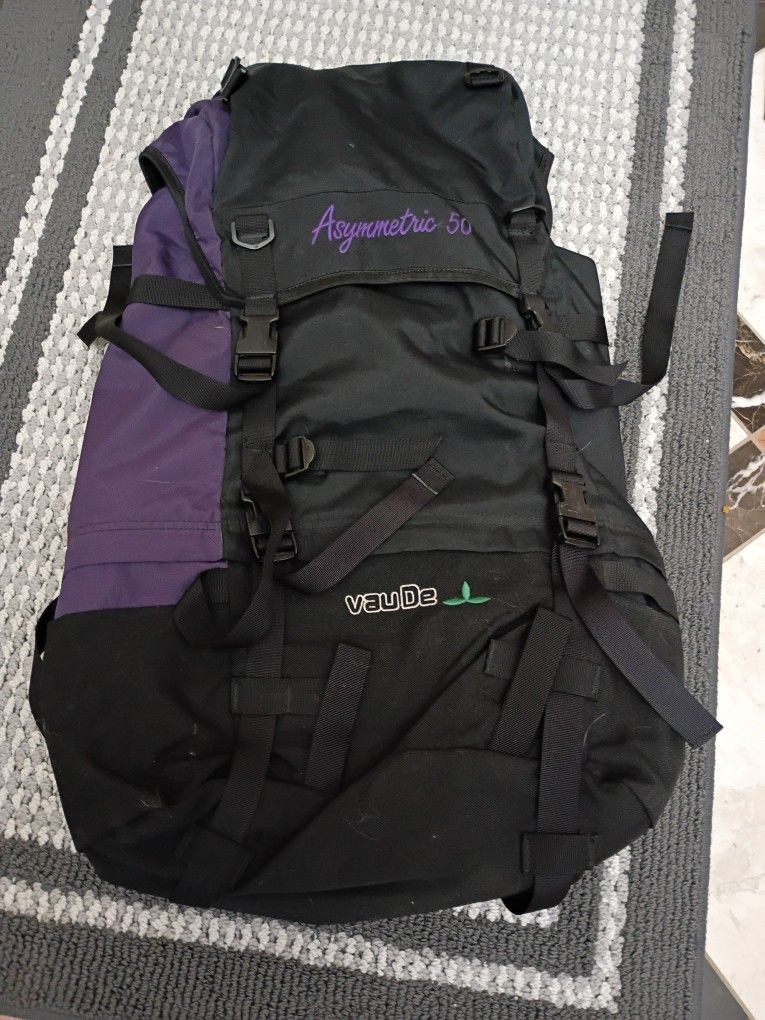 Vaude Asymmctric 50 Black Vintage Backpack